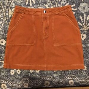 Chic Rust Mini Skirt for Women